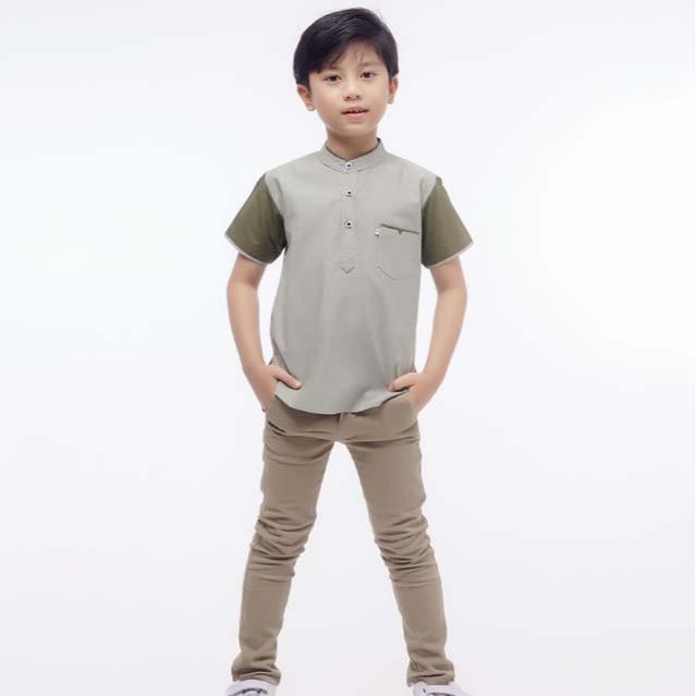 KEMEJA PENDEK ANAK KP10