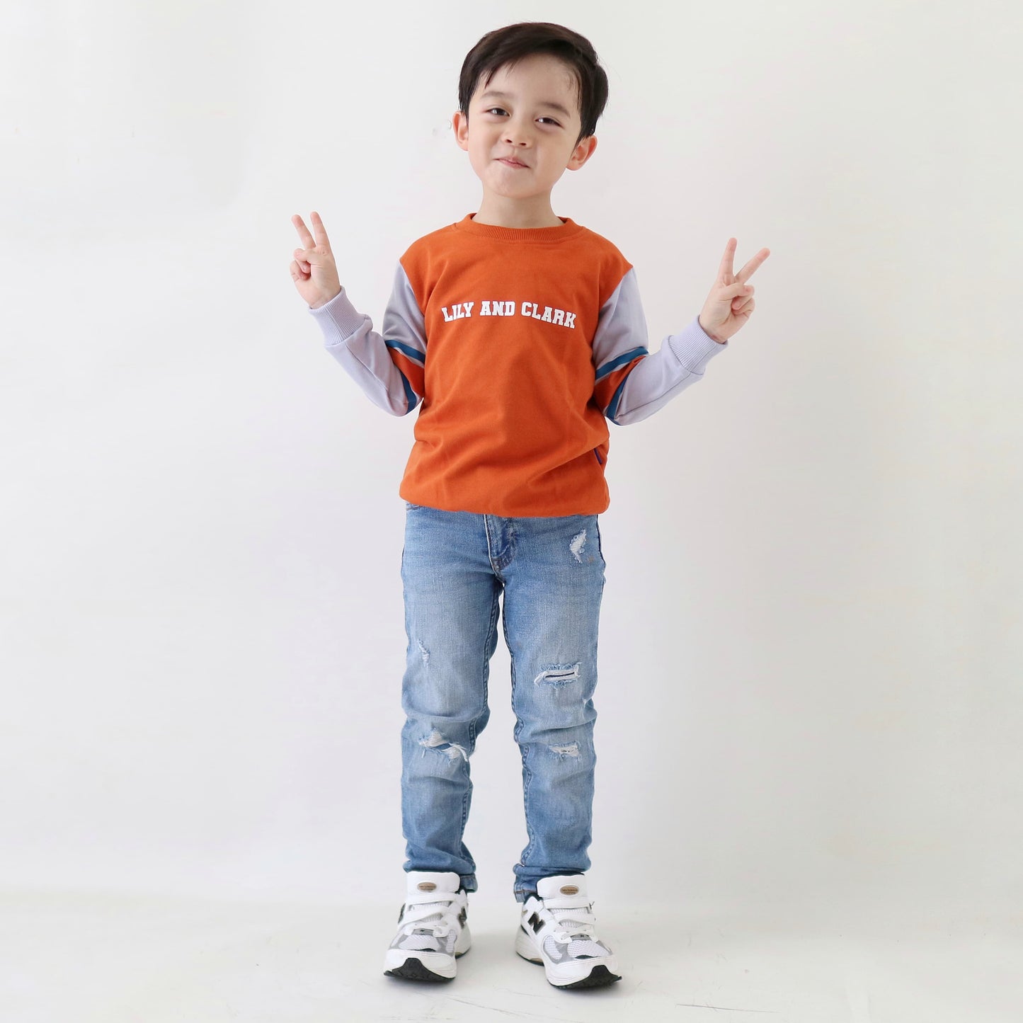 Lily And Clark Sweater Anak Laki-Laki Warna Dark Mustard - ST25
