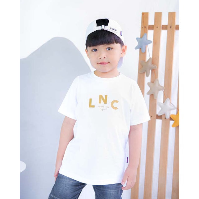 Lily And Clark Kaos Anak Unisex Warna Putih KLC60