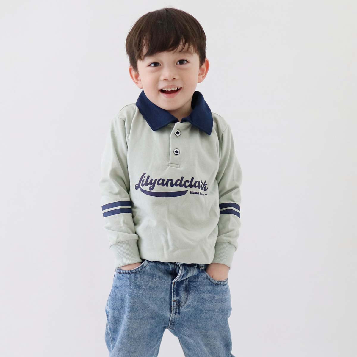 Lily And Clark Sweater Anak - ST29 - SEAFOAM