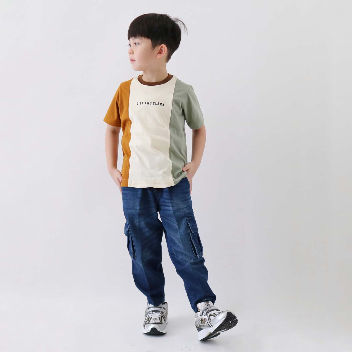 Lily And Clark Kaos Anak Warna Sage Combine - KLC126-SAGE