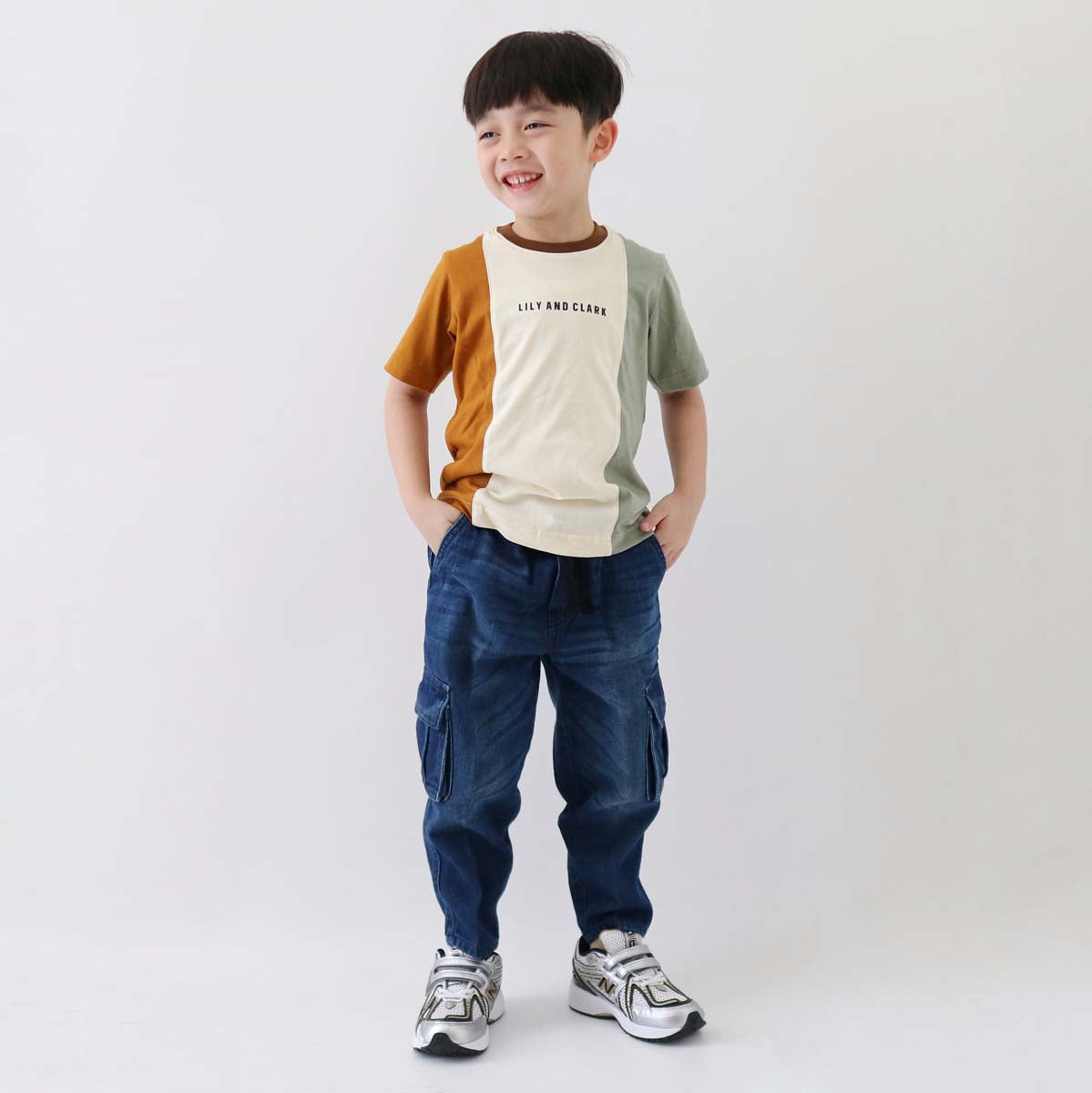 Lily And Clark Kaos Anak Warna Sage Combine - KLC126-SAGE