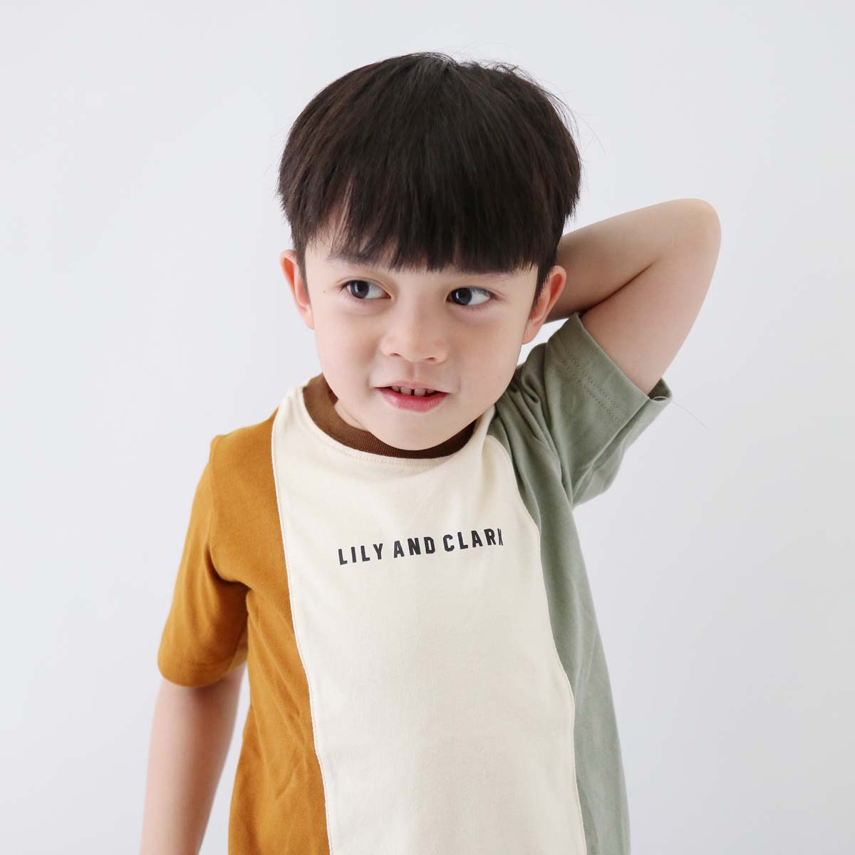 Lily And Clark Kaos Anak Warna Sage Combine - KLC126-SAGE