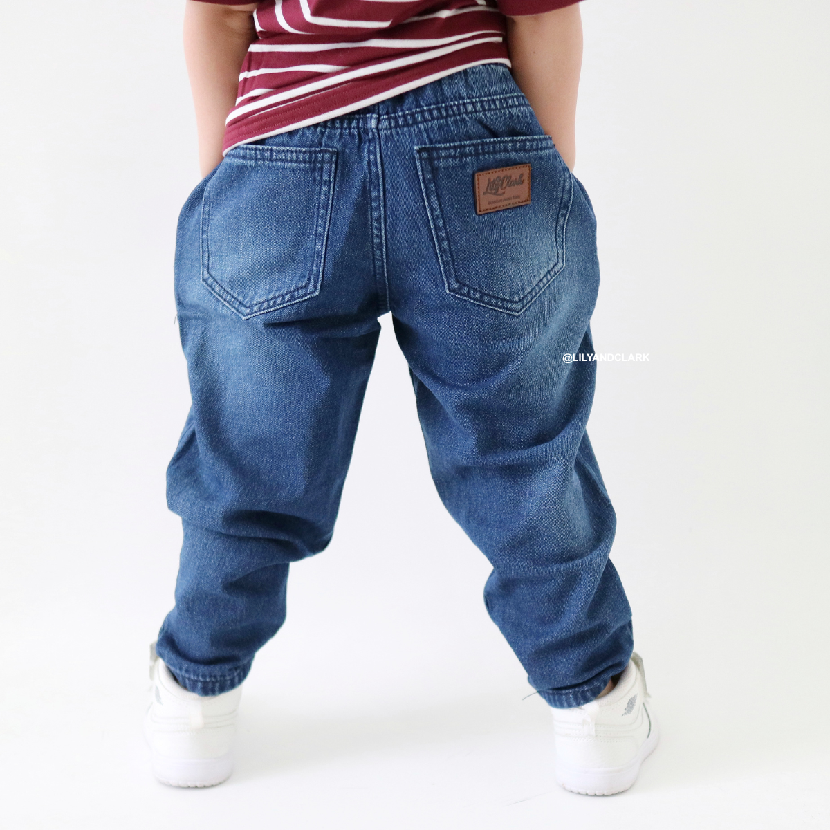 LILY AND CLARK Celana Jeans Baggy Basic Anak JBB01