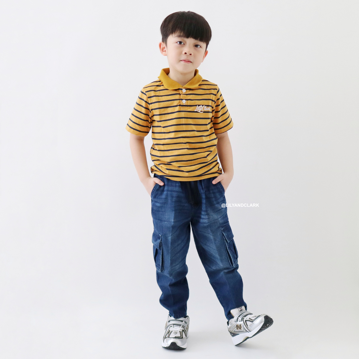 Lily And Clark Celana Jeans BAGGY CARGO ANAK JBC01
