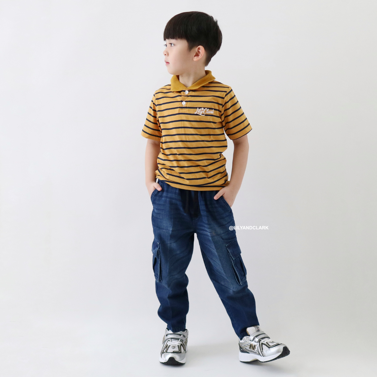Lily And Clark Celana Jeans BAGGY CARGO ANAK JBC01