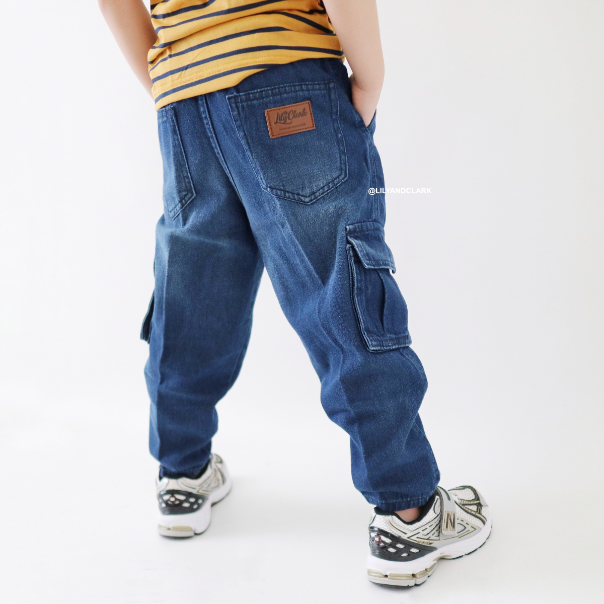 Lily And Clark Celana Jeans BAGGY CARGO ANAK JBC01