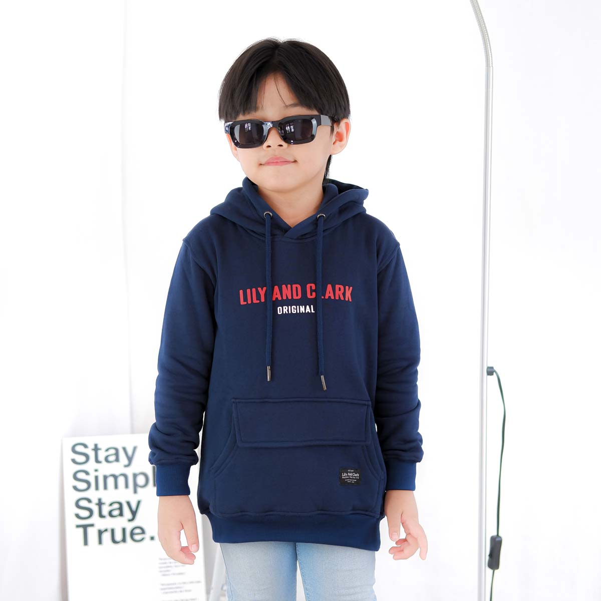 Hoodie Anak Navy HD05