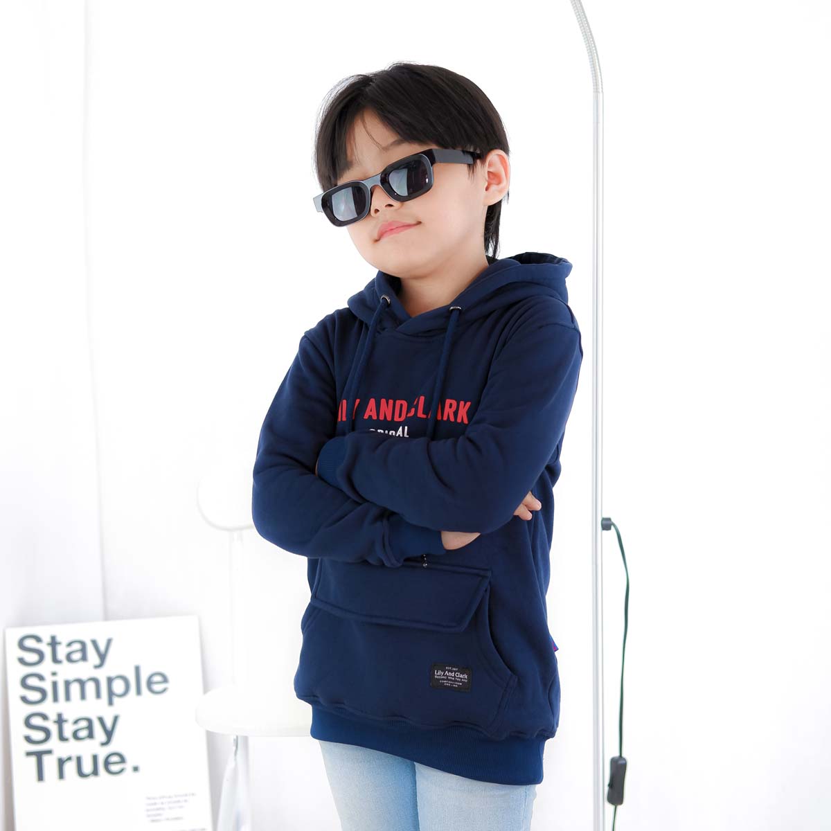 Hoodie Anak Navy HD05