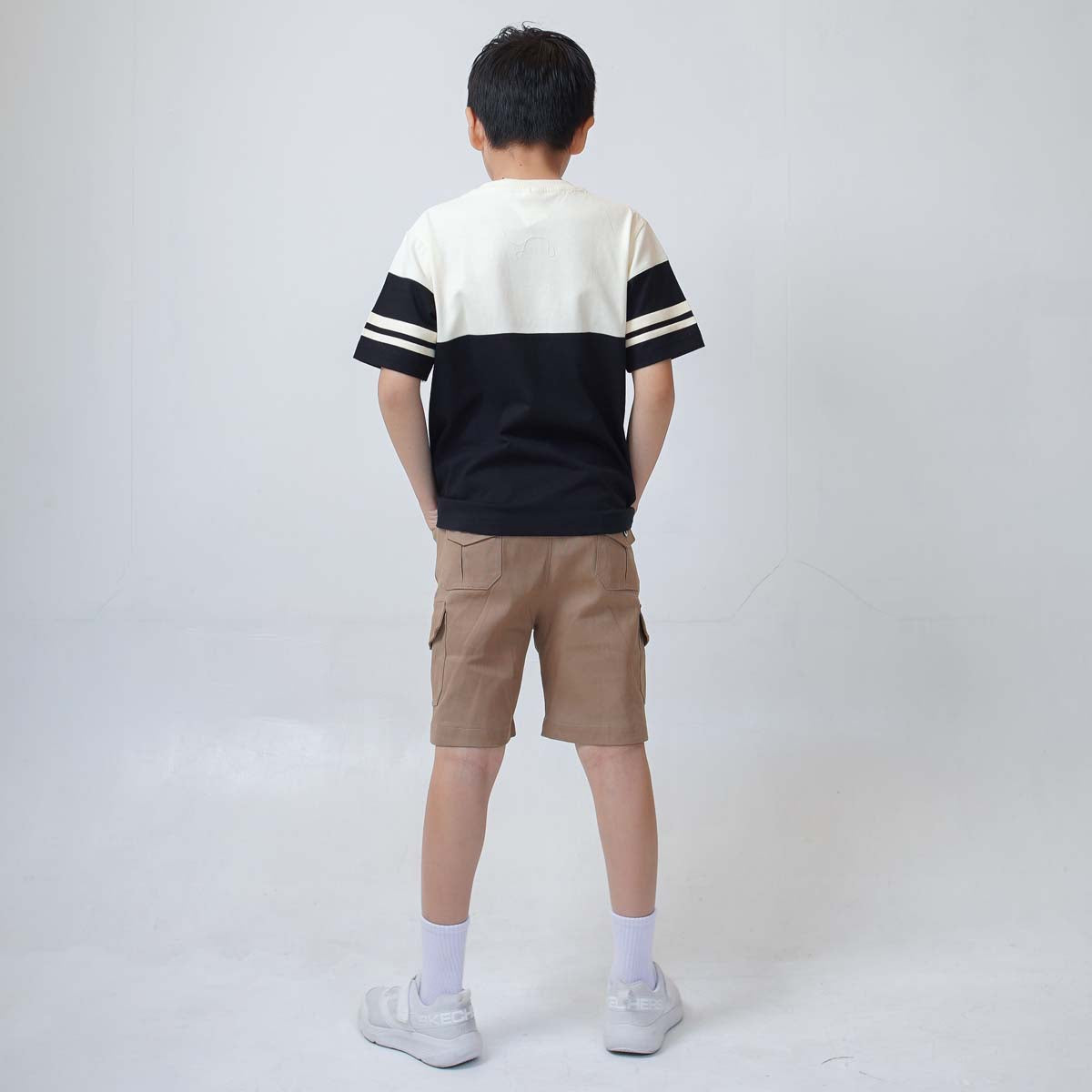 Lily And Clark Kaos Anak Warna Hitam Combine - KLC128-HITAM