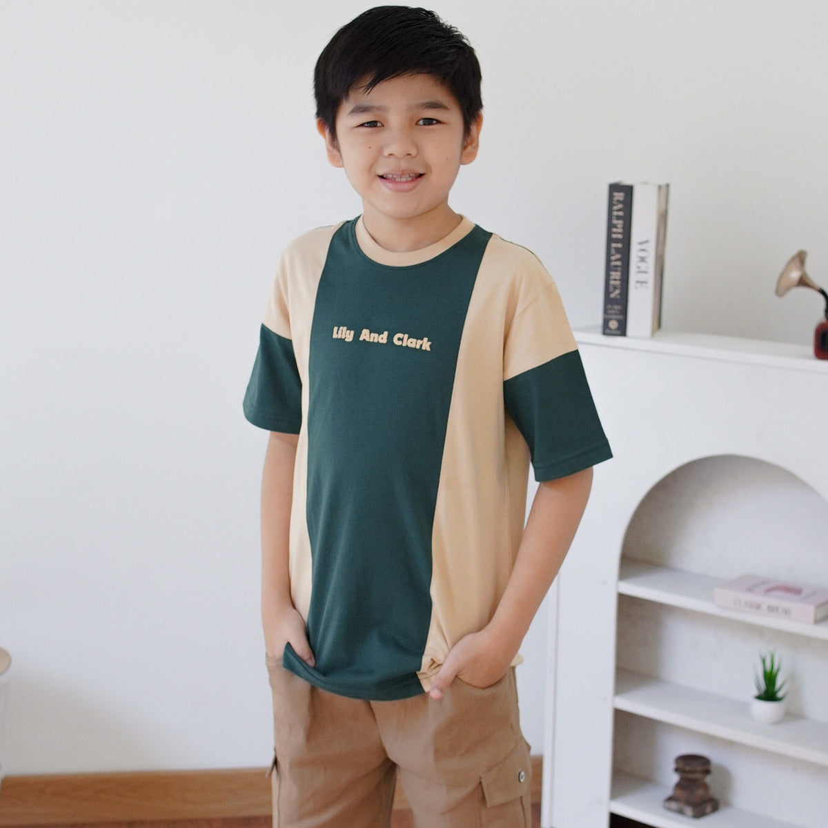 Lily And Clark Kaos Anak Warna Hijau - KLC127-HIJAU
