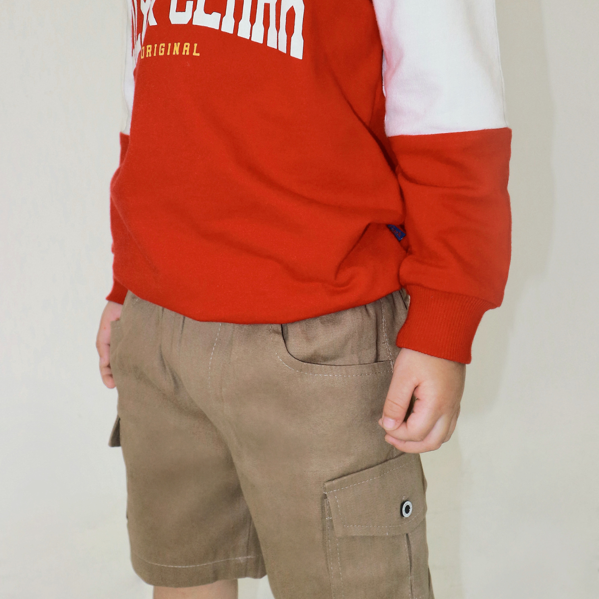 Lily And Clark Sweater Anak Unisex Warna Merah ST31