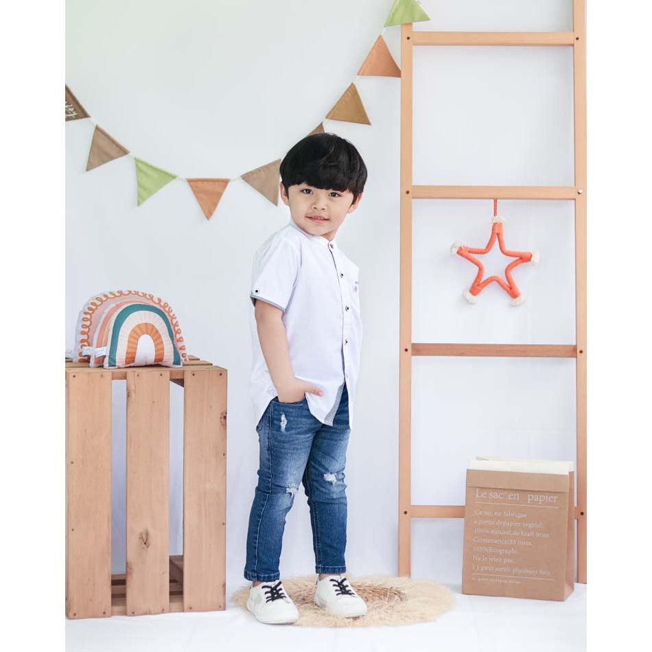KEMEJA PENDEK ANAK KP02