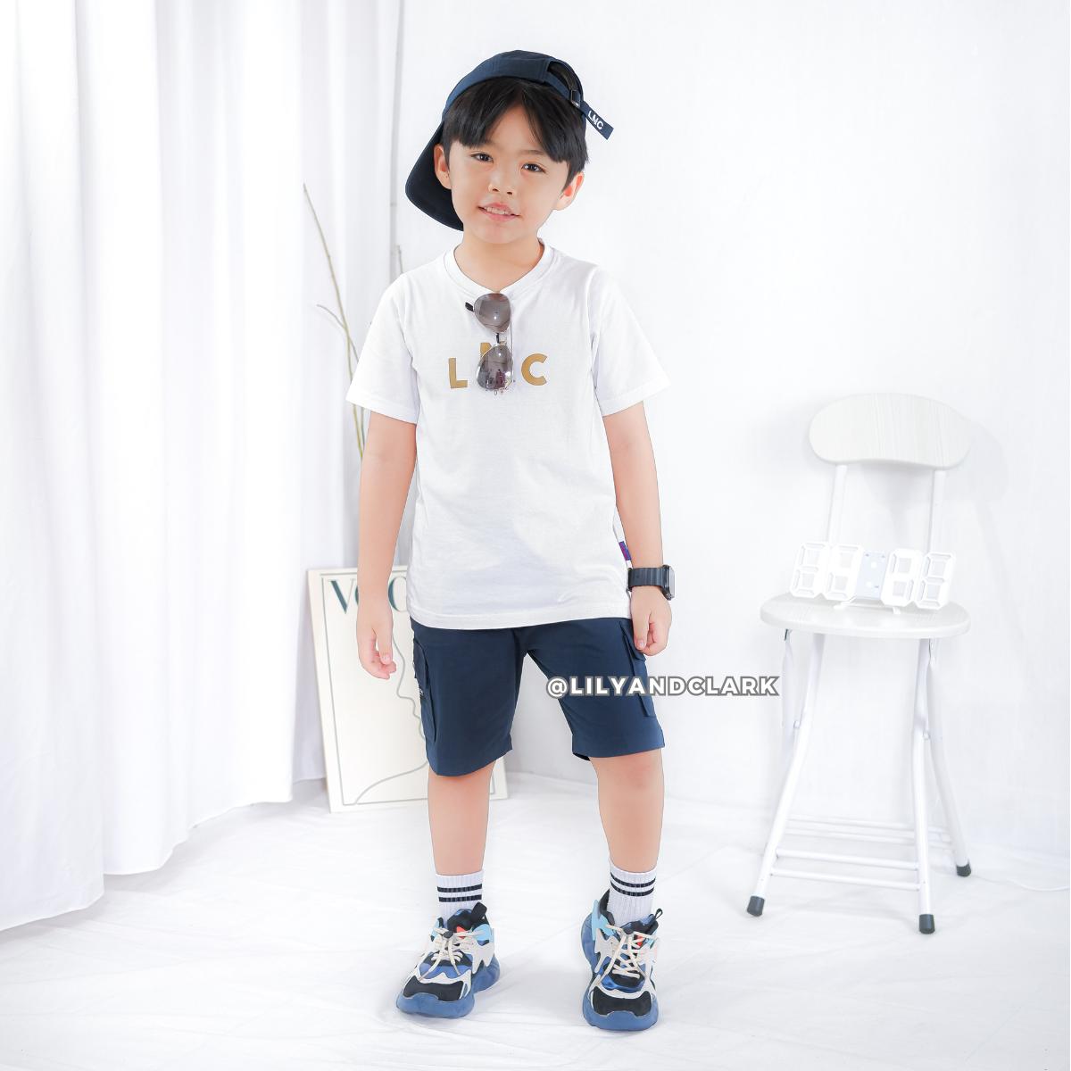 Celana Cargo Pendek Anak Navy - CAP02