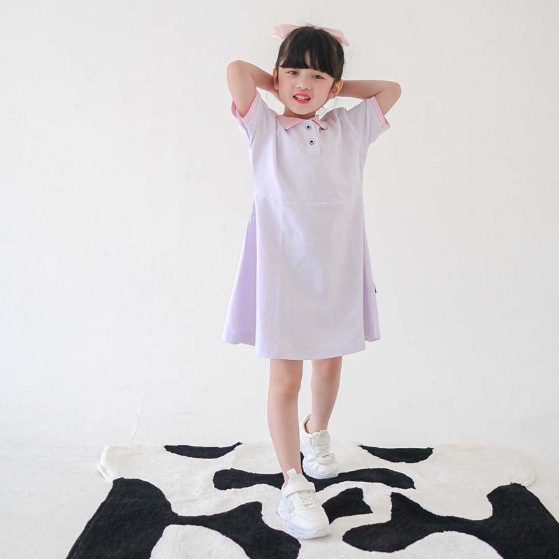 Lily And Clark Dress Polo Anak Warna Putih - DP03