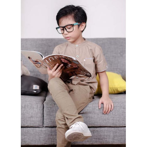 KEMEJA PENDEK ANAK KP07