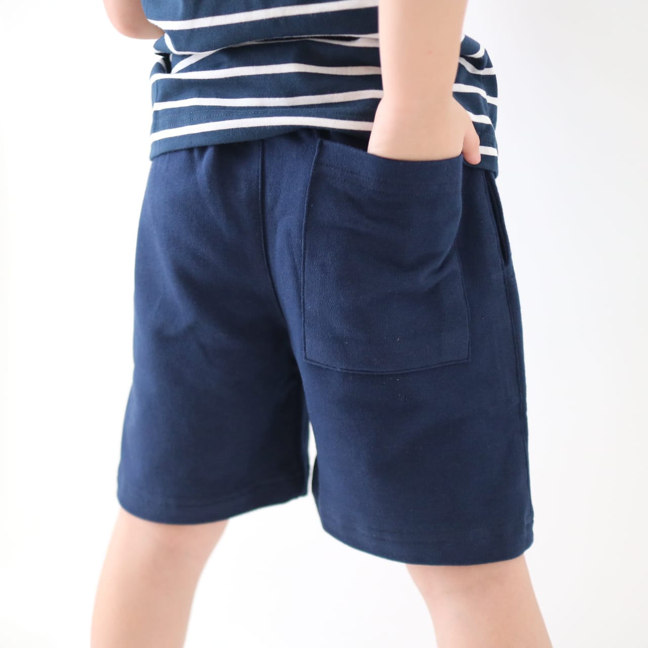 Lily And Clark CELANA BABY TERRY PENDEK BTS04 NAVY