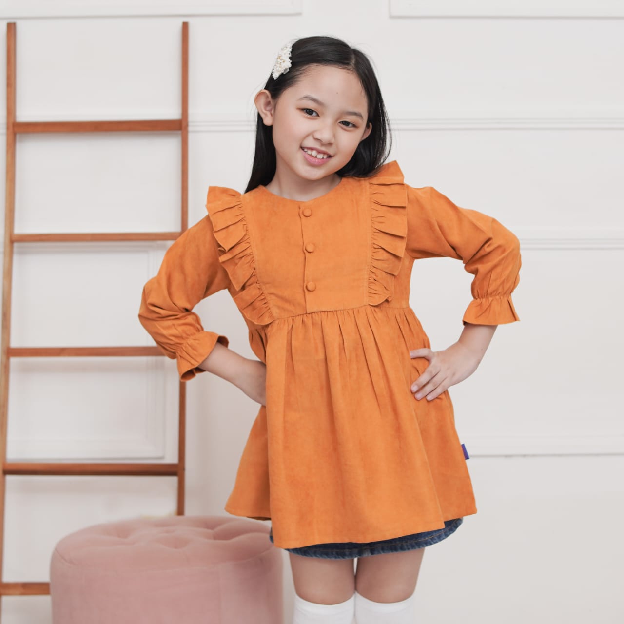 DRESS ANAK CORDUROY DC01 TORACOTA