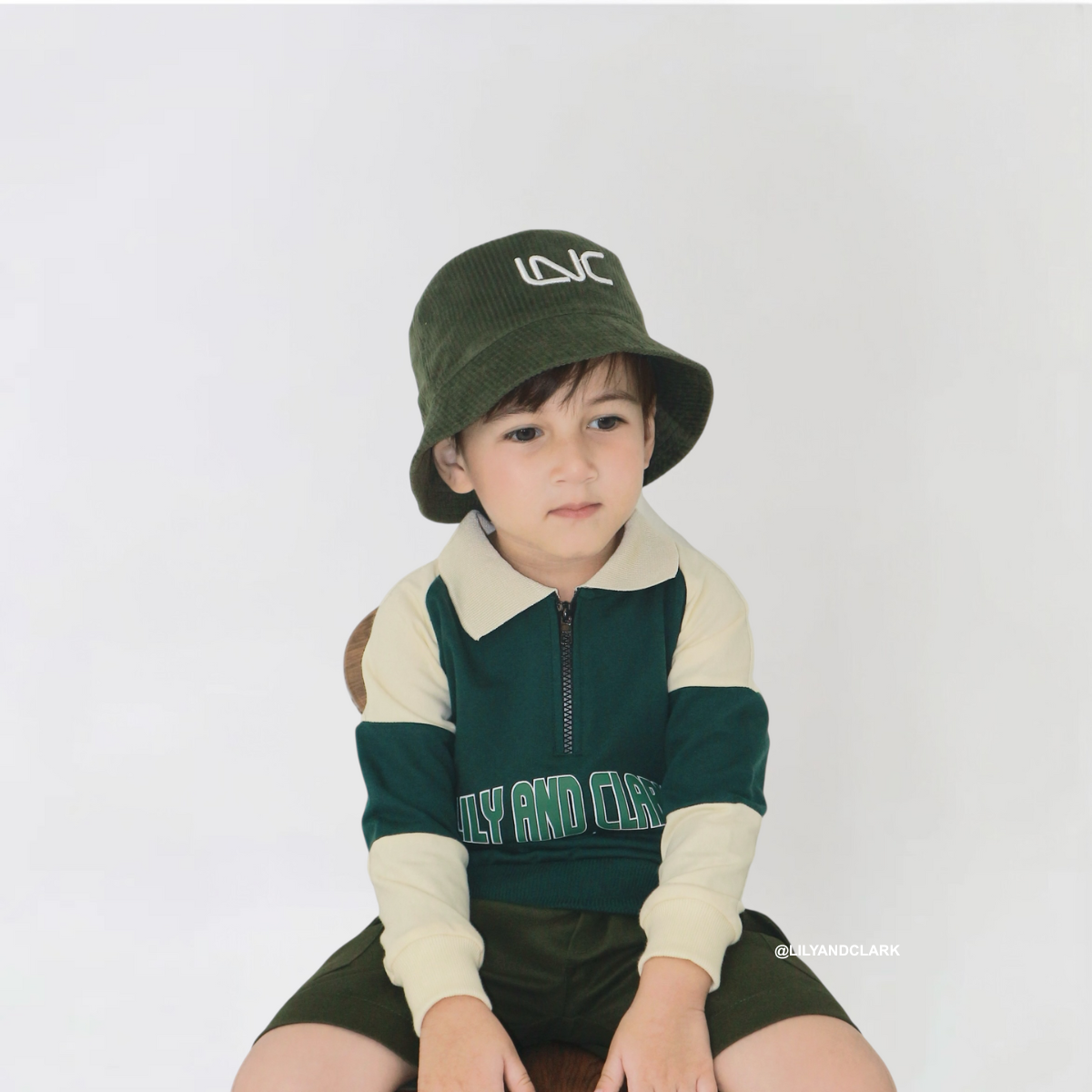 Lily And Clark Celana Cargo Chino Pendek CGP03 Army