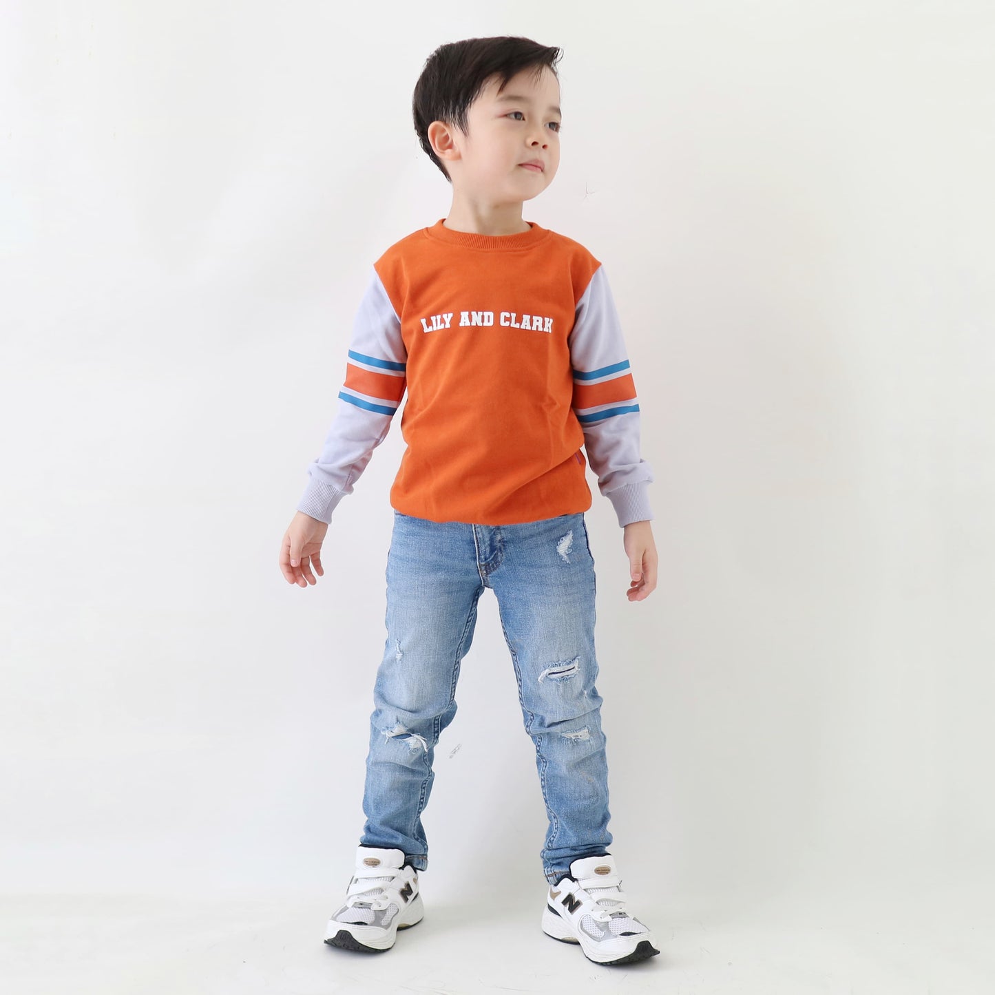 Lily And Clark Sweater Anak Laki-Laki Warna Dark Mustard - ST25