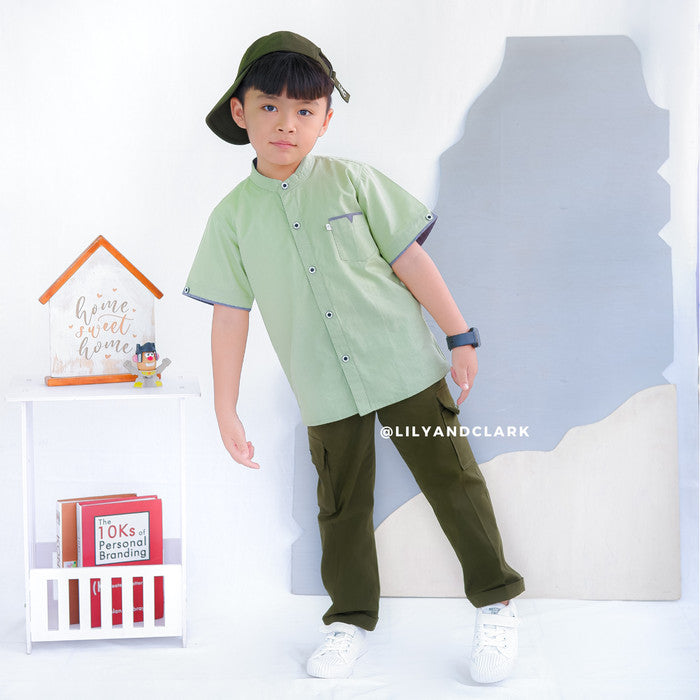 Celana Cargo Basic Army CA03