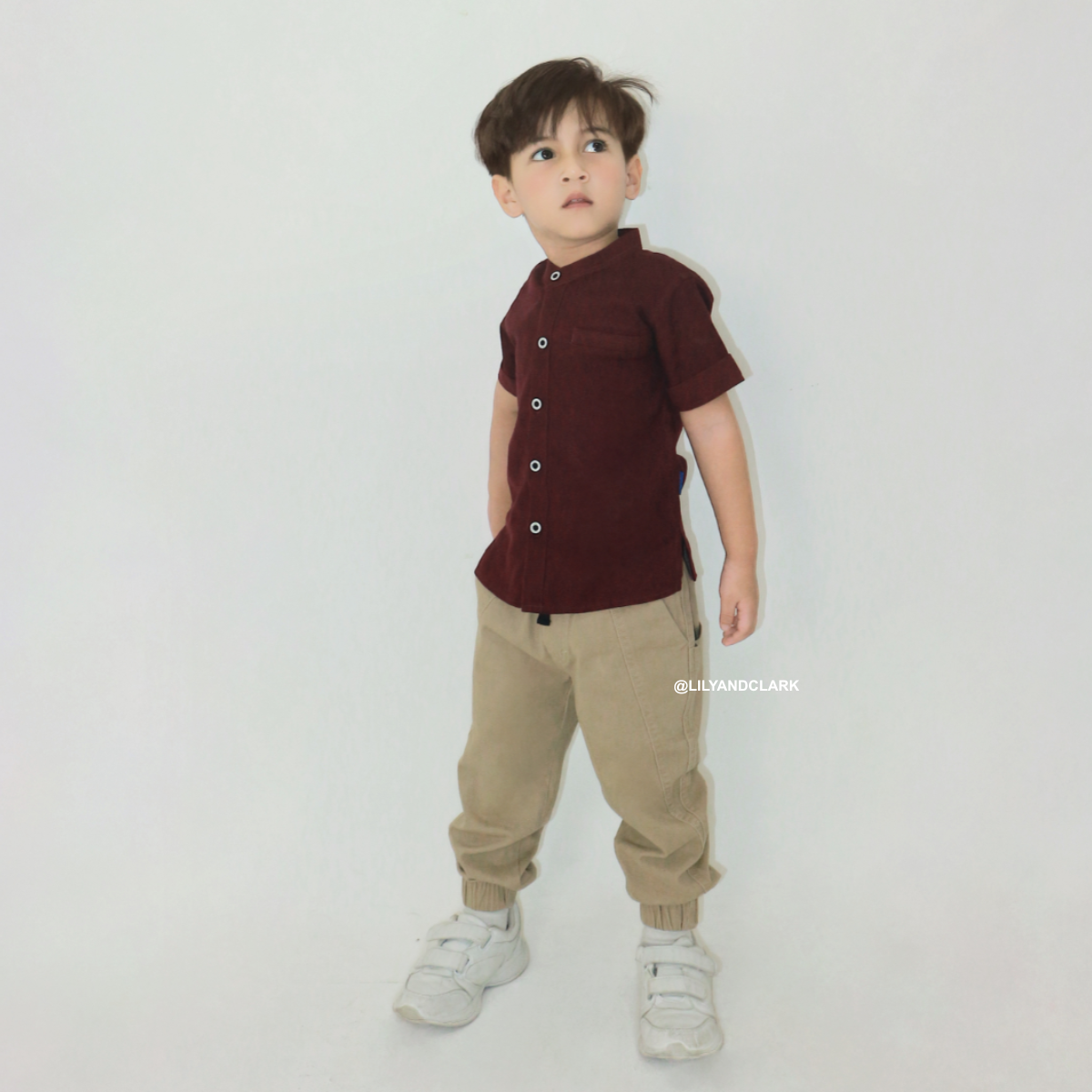 Lily And Clark Celana Chino BAGGY PANTS JOGER CBJ01 KHAKI