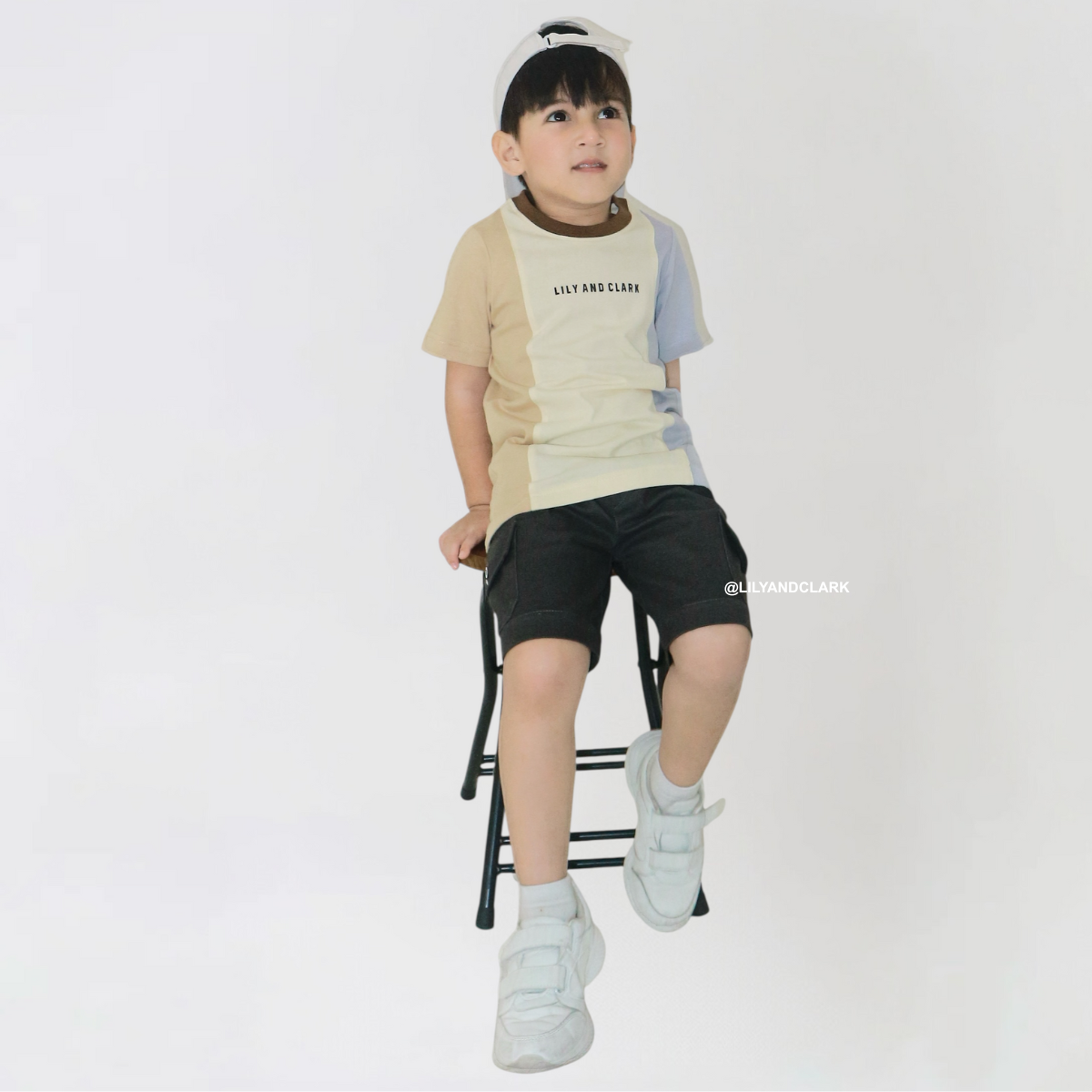 Lily And Clark Celana Pendek Cargo Chino CGP04 Abu