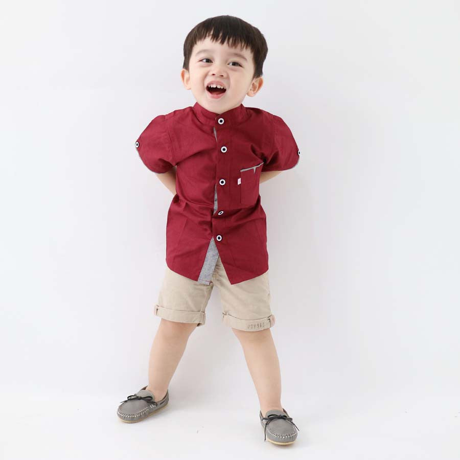 KEMEJA PENDEK ANAK KP05