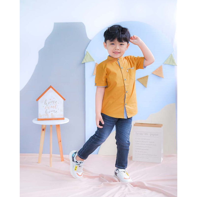 KEMEJA PENDEK ANAK KP06