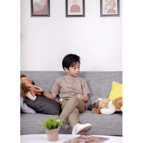 KEMEJA PENDEK ANAK KP07