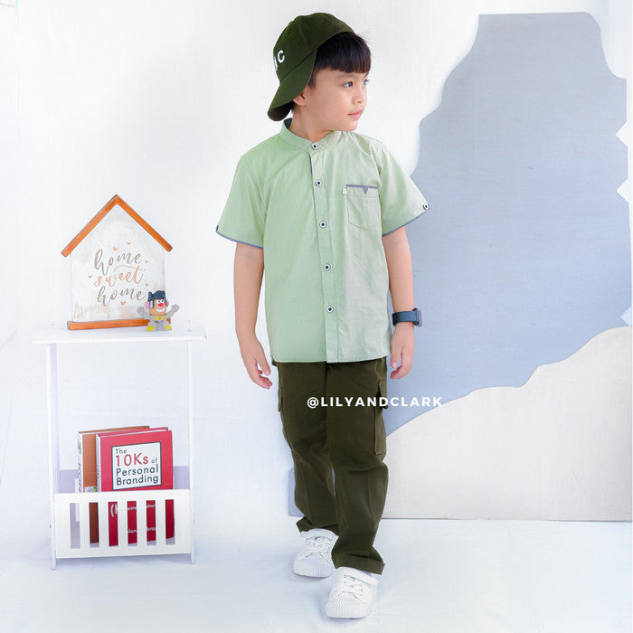 Celana Cargo Basic Army CA03