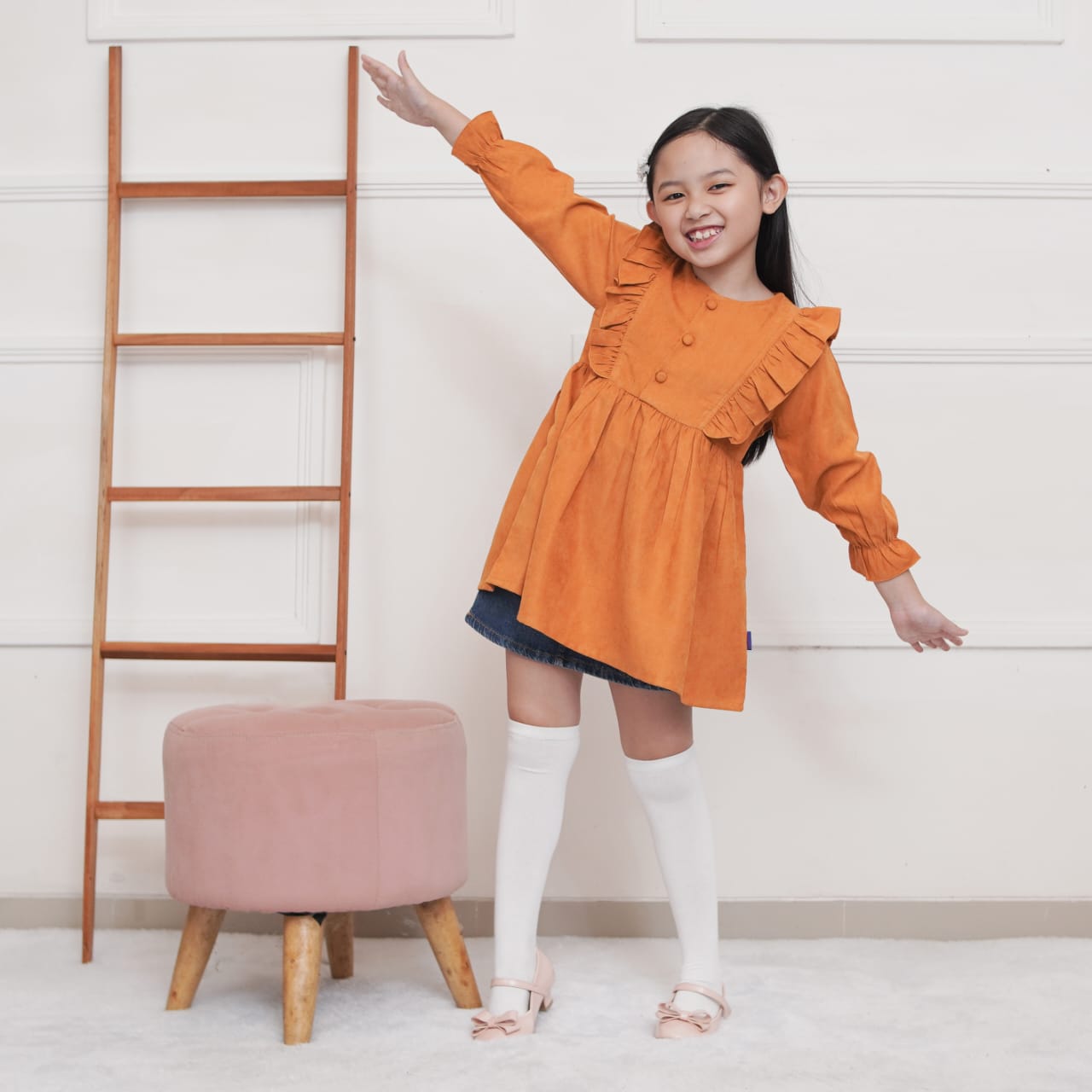 DRESS ANAK CORDUROY DC01 TORACOTA