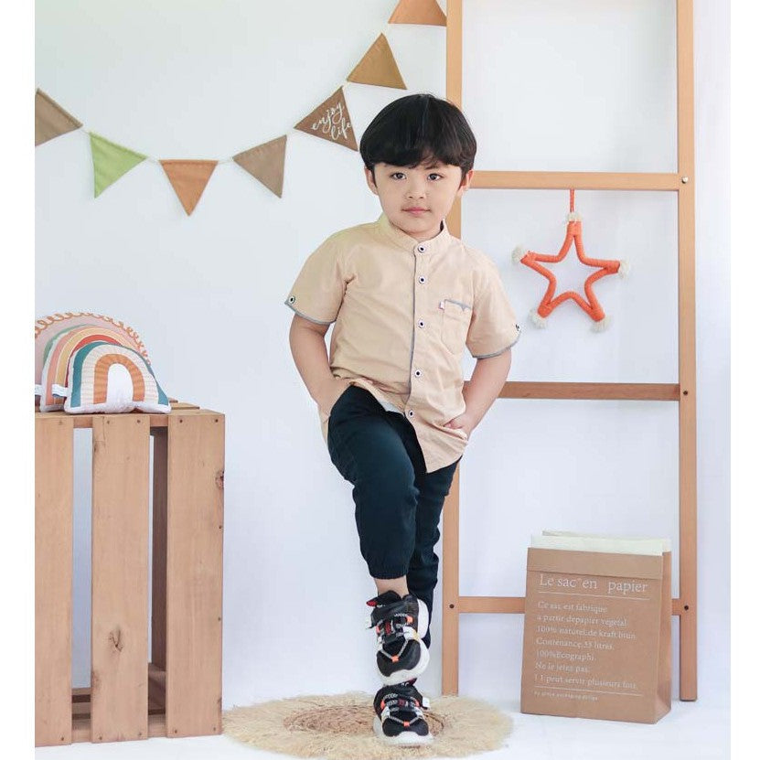KEMEJA PENDEK ANAK KP04