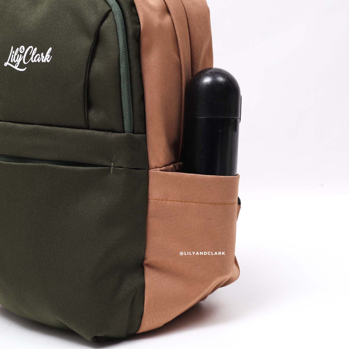 LILY AND CLARK Tas Ransel Anak warna Army Combine ZIYA-03