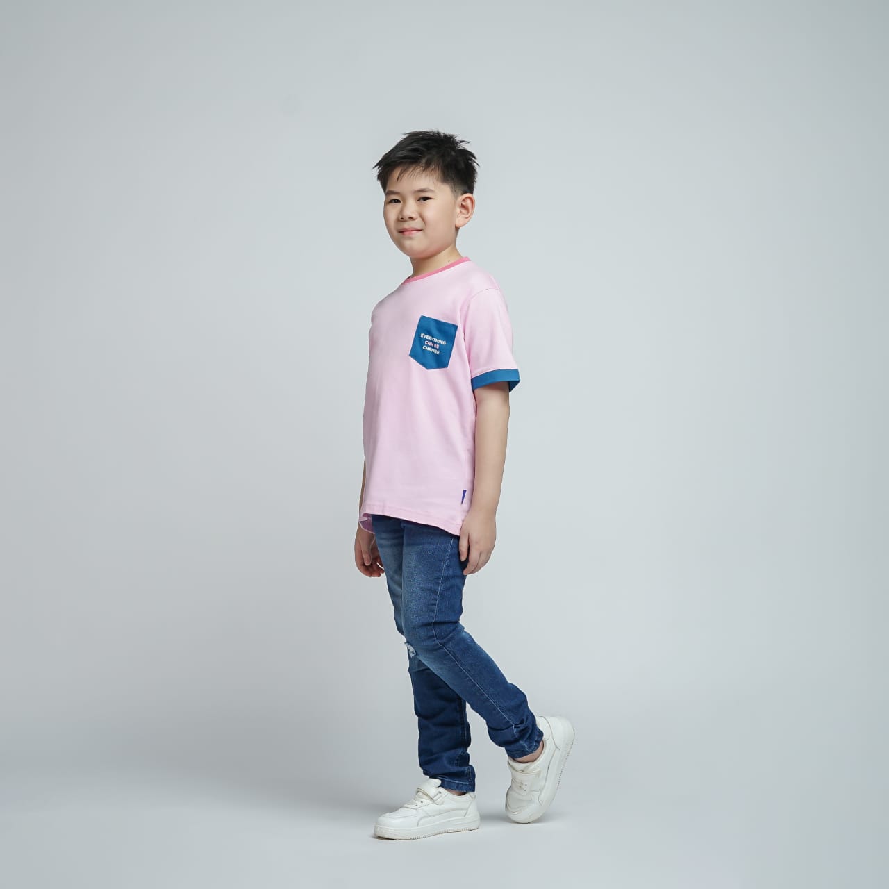LILY AND CLARK Kaos Anak warna Pink KLC116