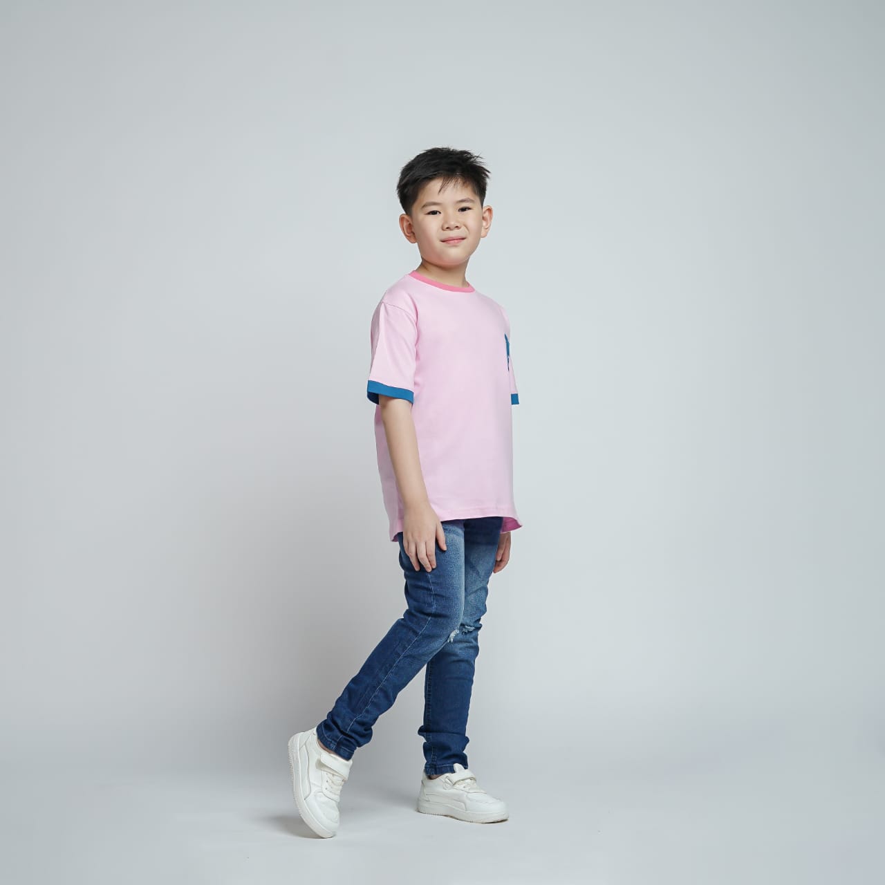 LILY AND CLARK Kaos Anak warna Pink KLC116