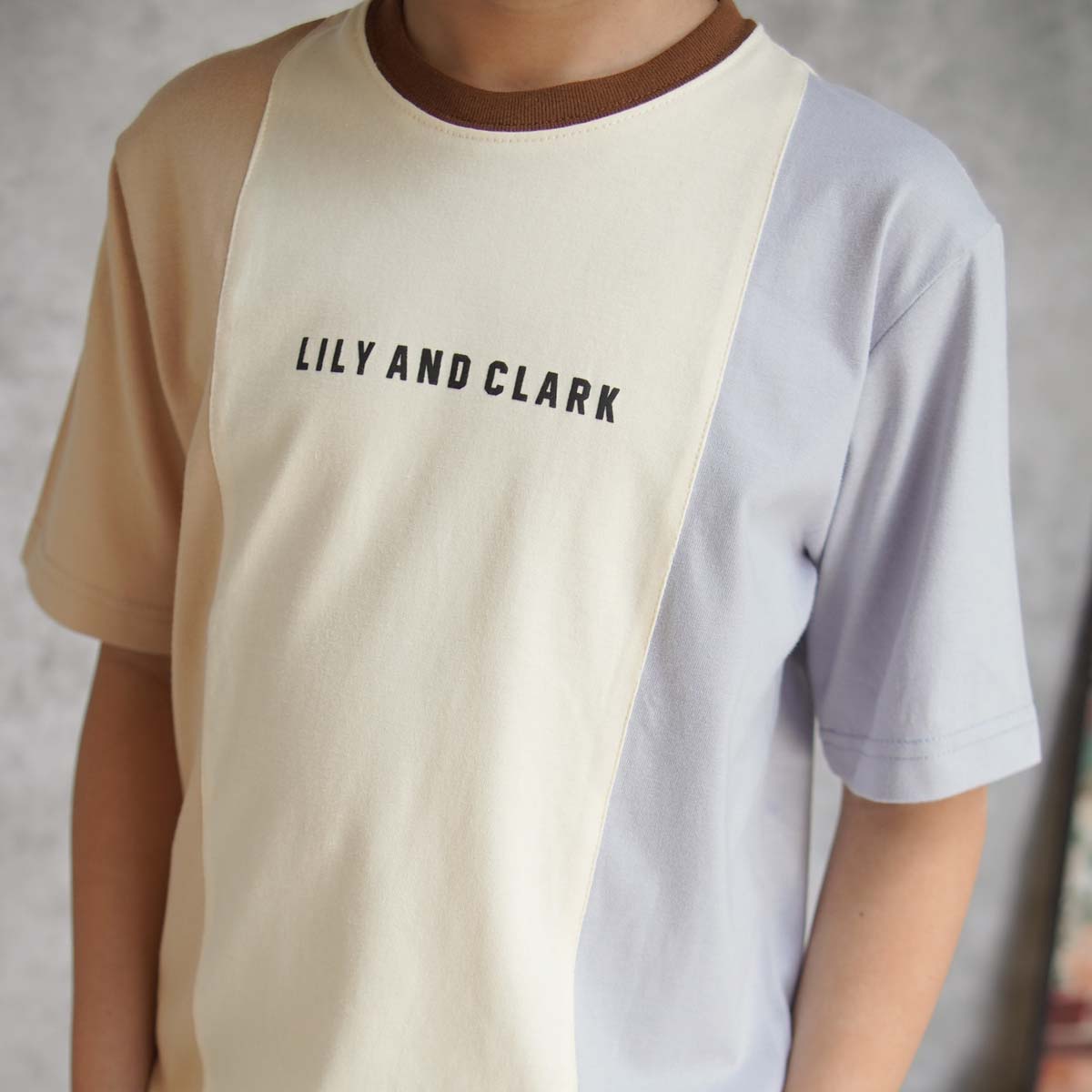 Lily And Clark Kaos Anak KLC126-BEIGE COMBINE