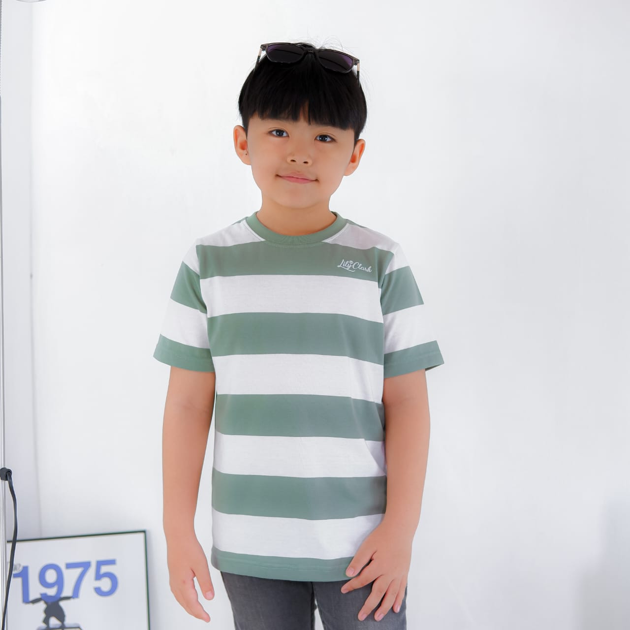 KAOS ANAK KLC112 SAGE PUTIH
