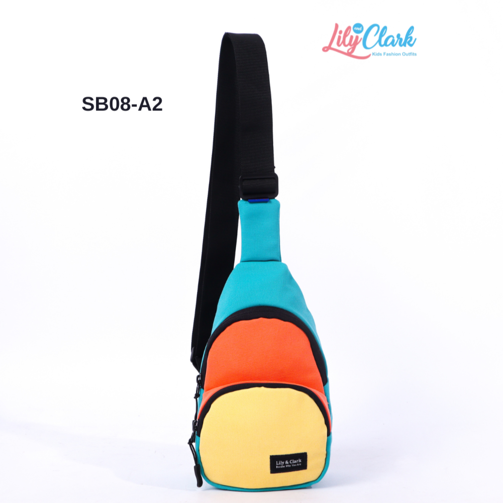 Lily And Clark Tas Selempang Anak Warna Teracotta kombinasi - SB08-A2