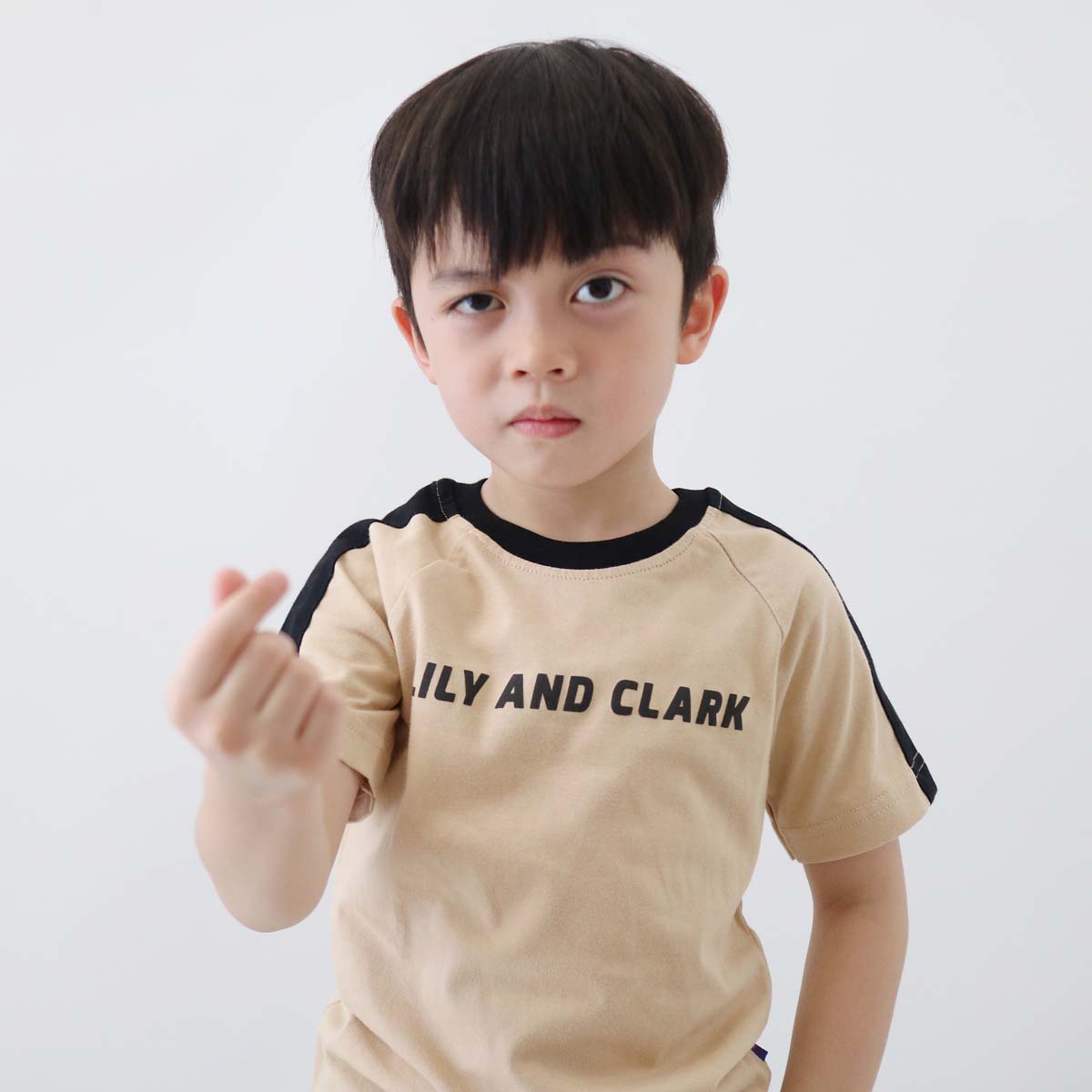 Lily And Clark Kaos Anak Laki-Laki Warna Beige - KLC121-BEIGE