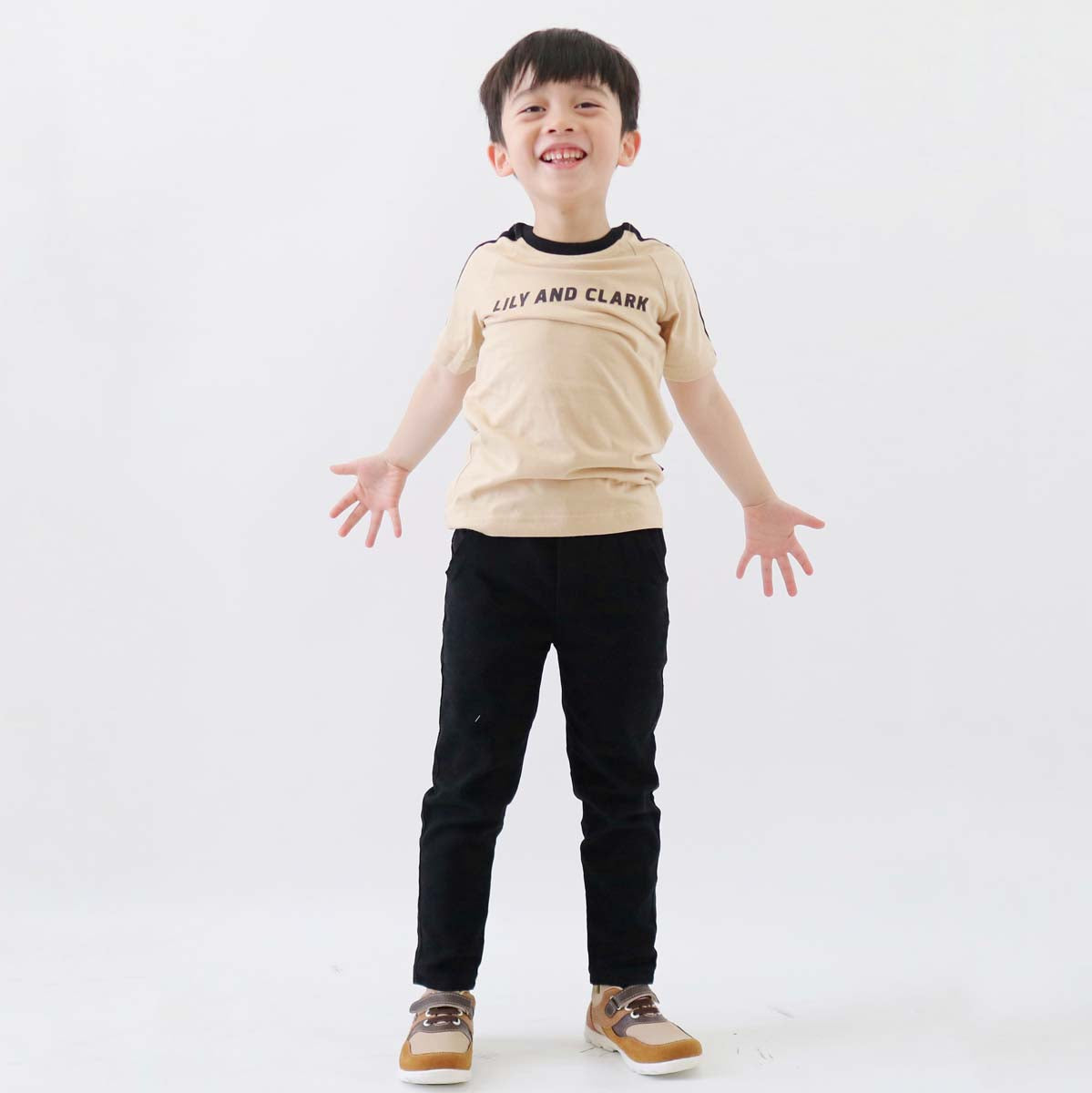 Lily And Clark Kaos Anak Laki-Laki Warna Beige - KLC121-BEIGE