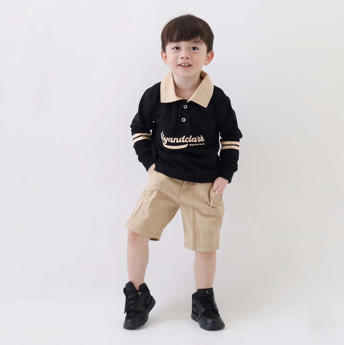 Sweater Anak Lily And Clark - ST29 - HITAM