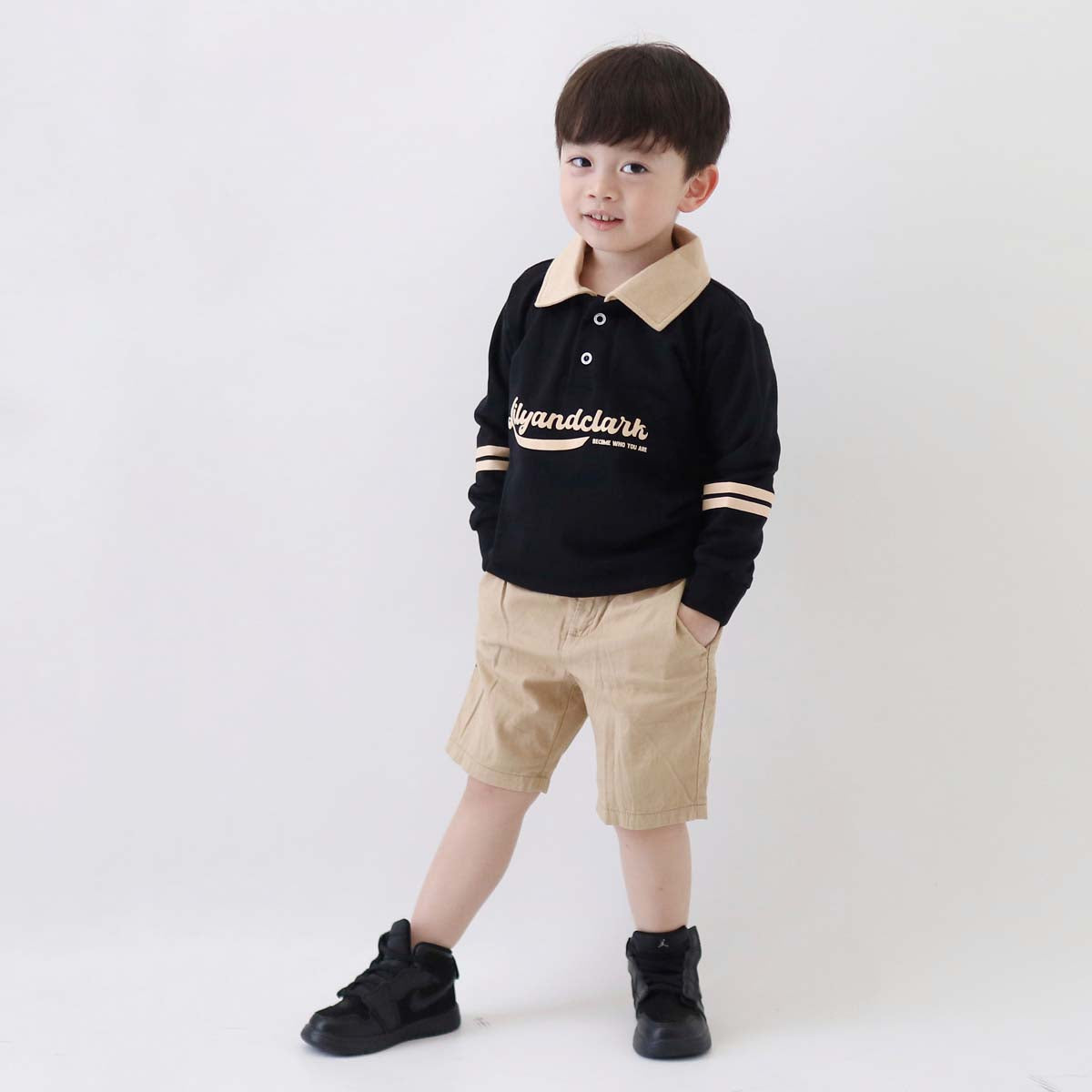 Sweater Anak Lily And Clark - ST29 - HITAM