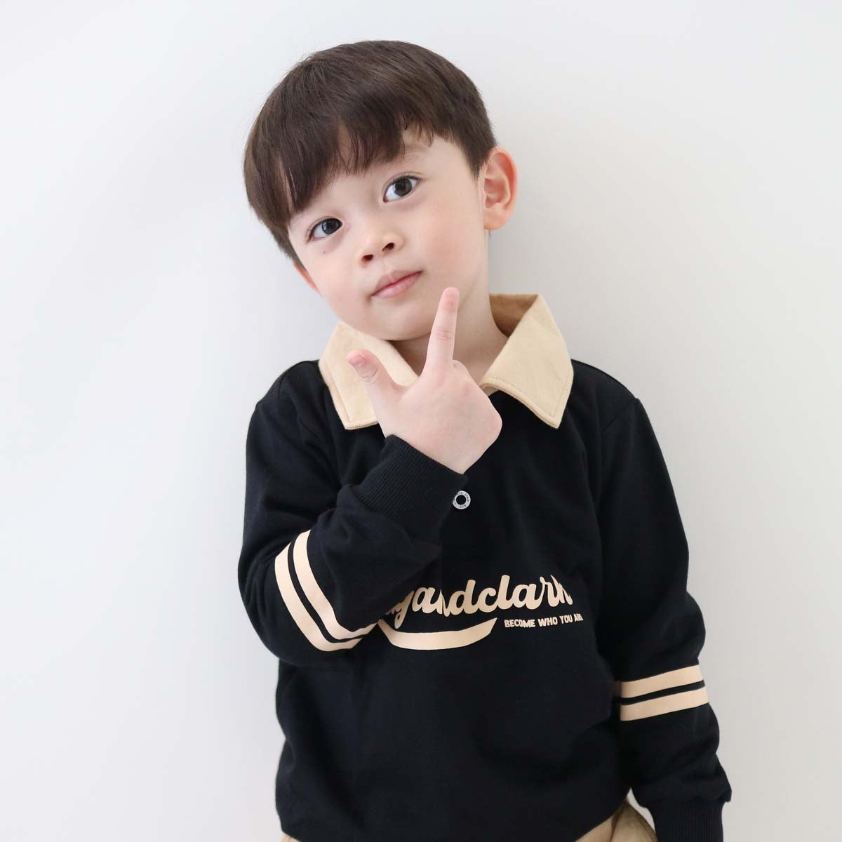 Sweater Anak Lily And Clark - ST29 - HITAM
