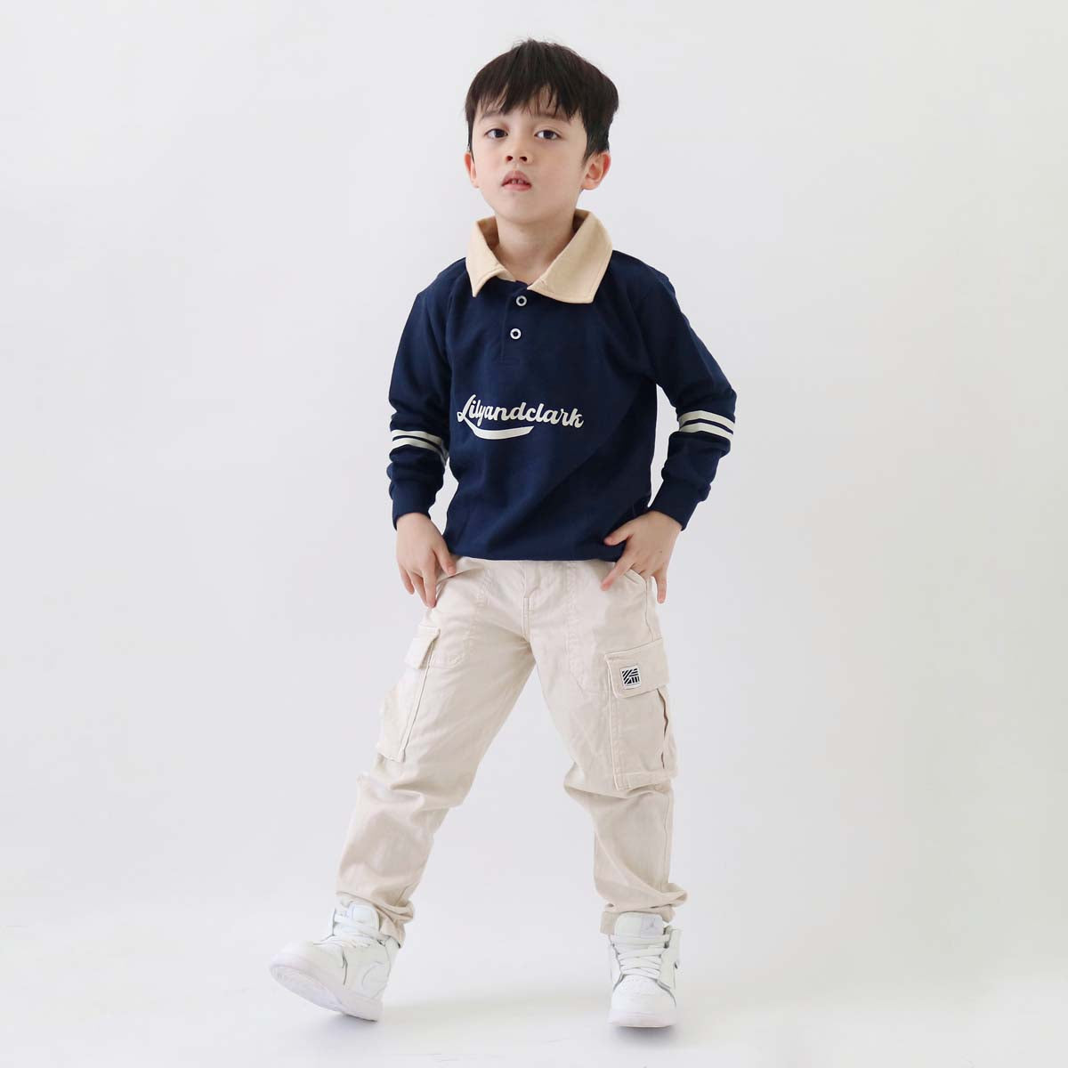 Lily And Clark Sweater Anak - ST29-NAVY