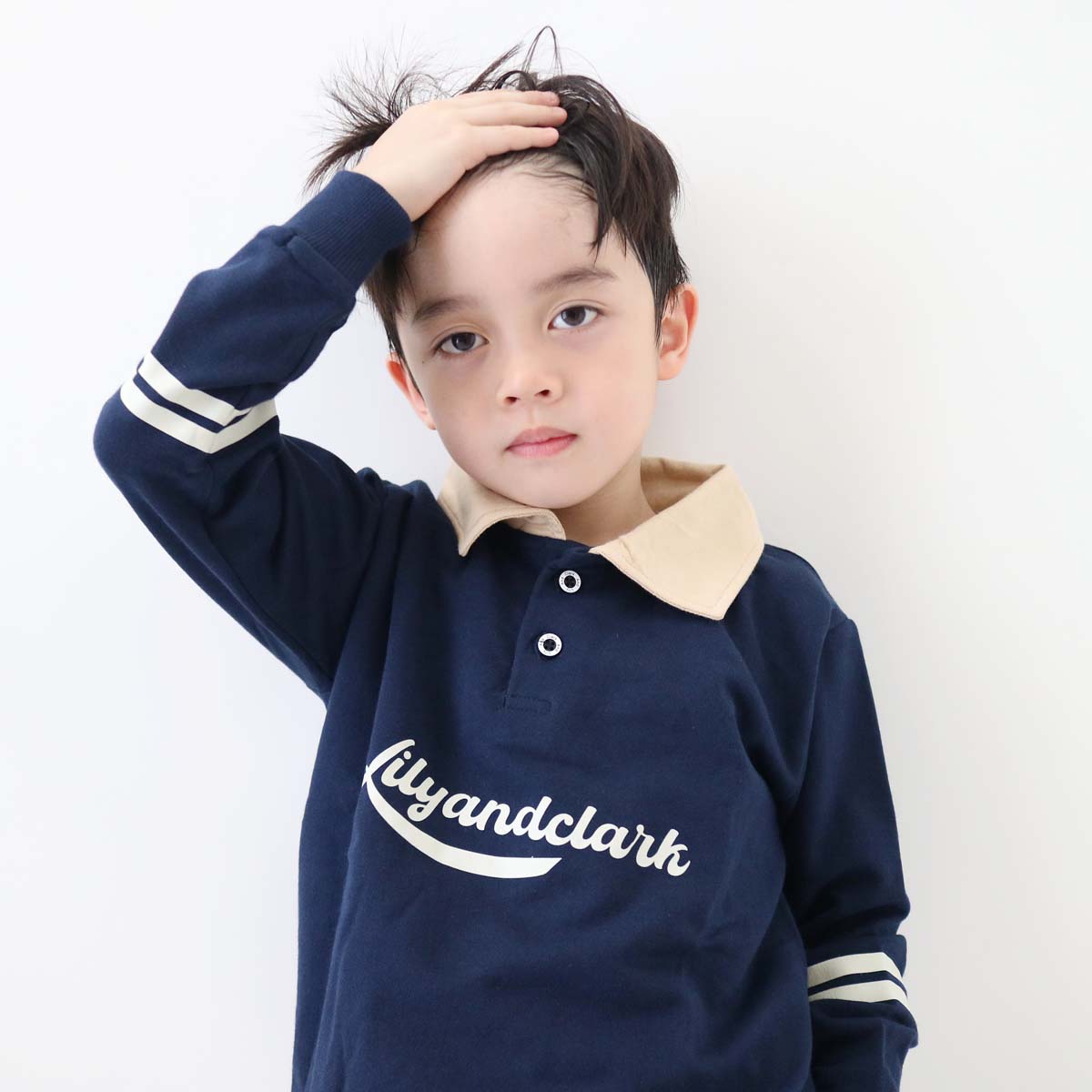 Lily And Clark Sweater Anak - ST29-NAVY