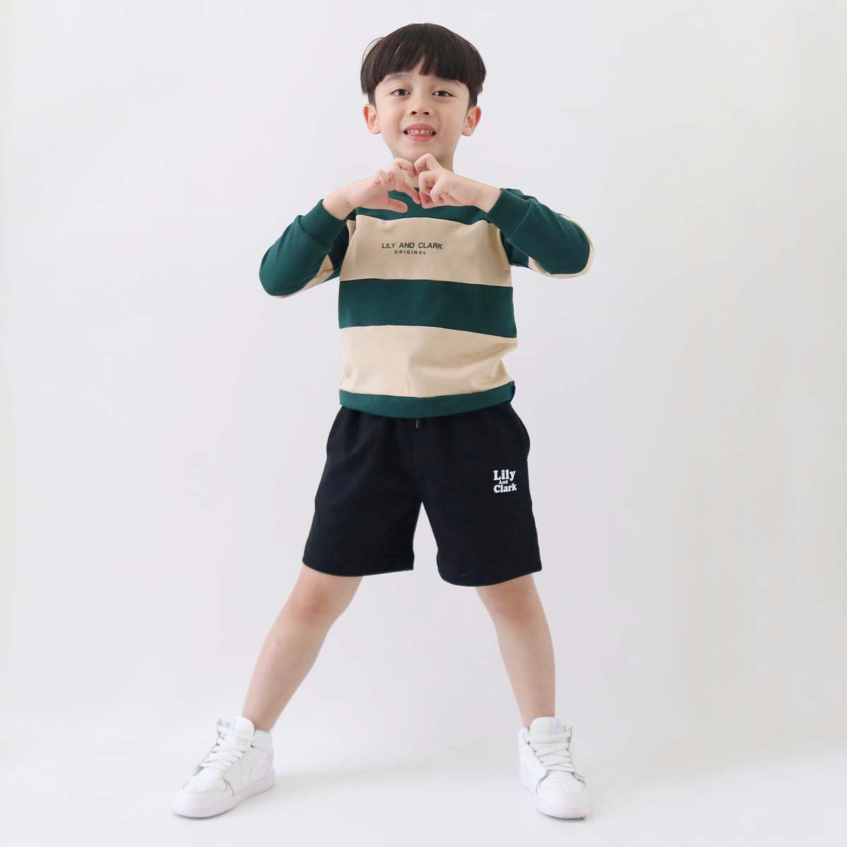 Lily And Clark CELANA BABY TERRY PENDEK BTS02 HITAM