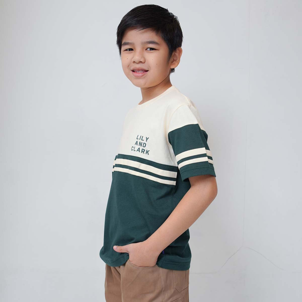 Lily And Clark Kaos Anak Warna Hijau - KLC128-HIJAU