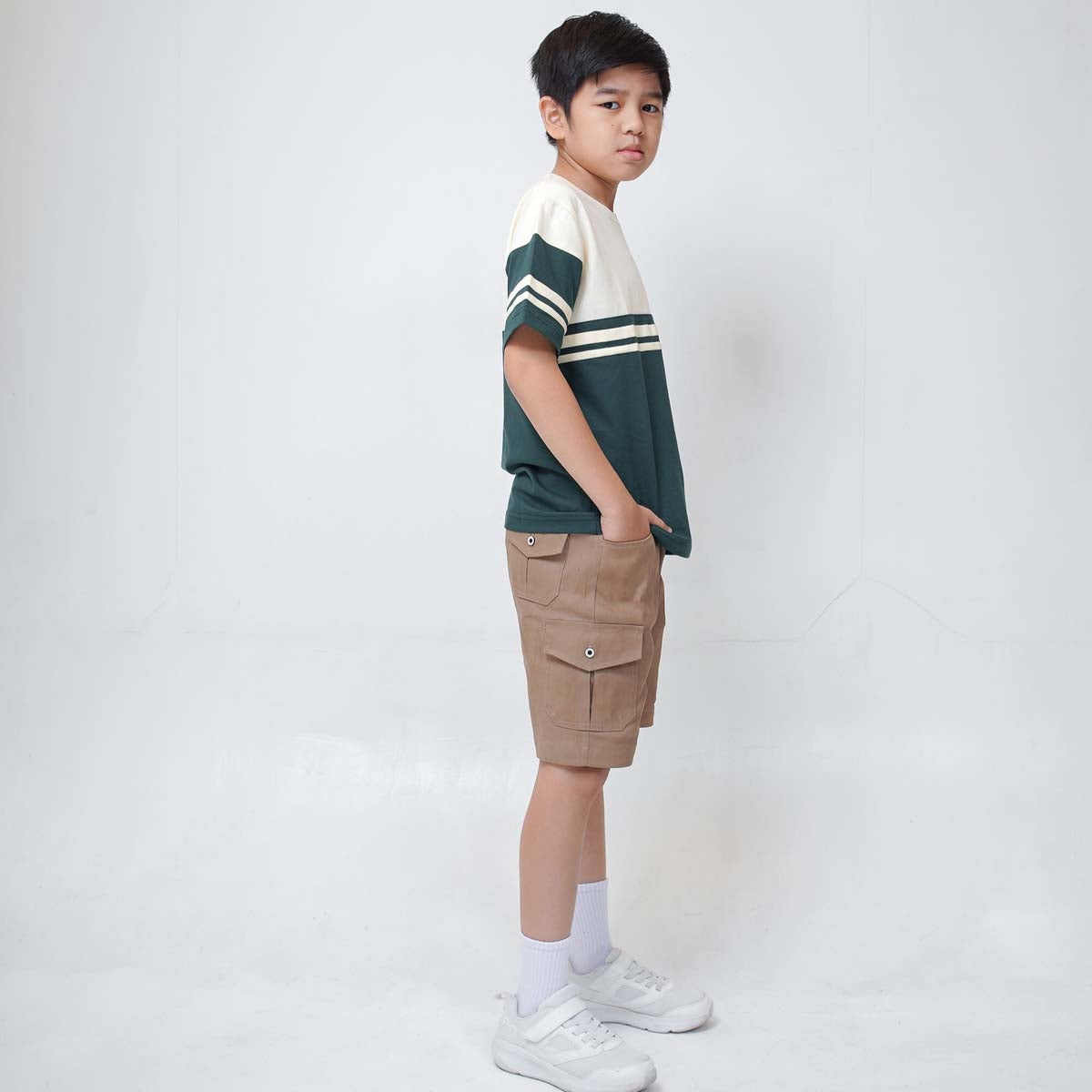 Lily And Clark Kaos Anak Warna Hijau - KLC128-HIJAU