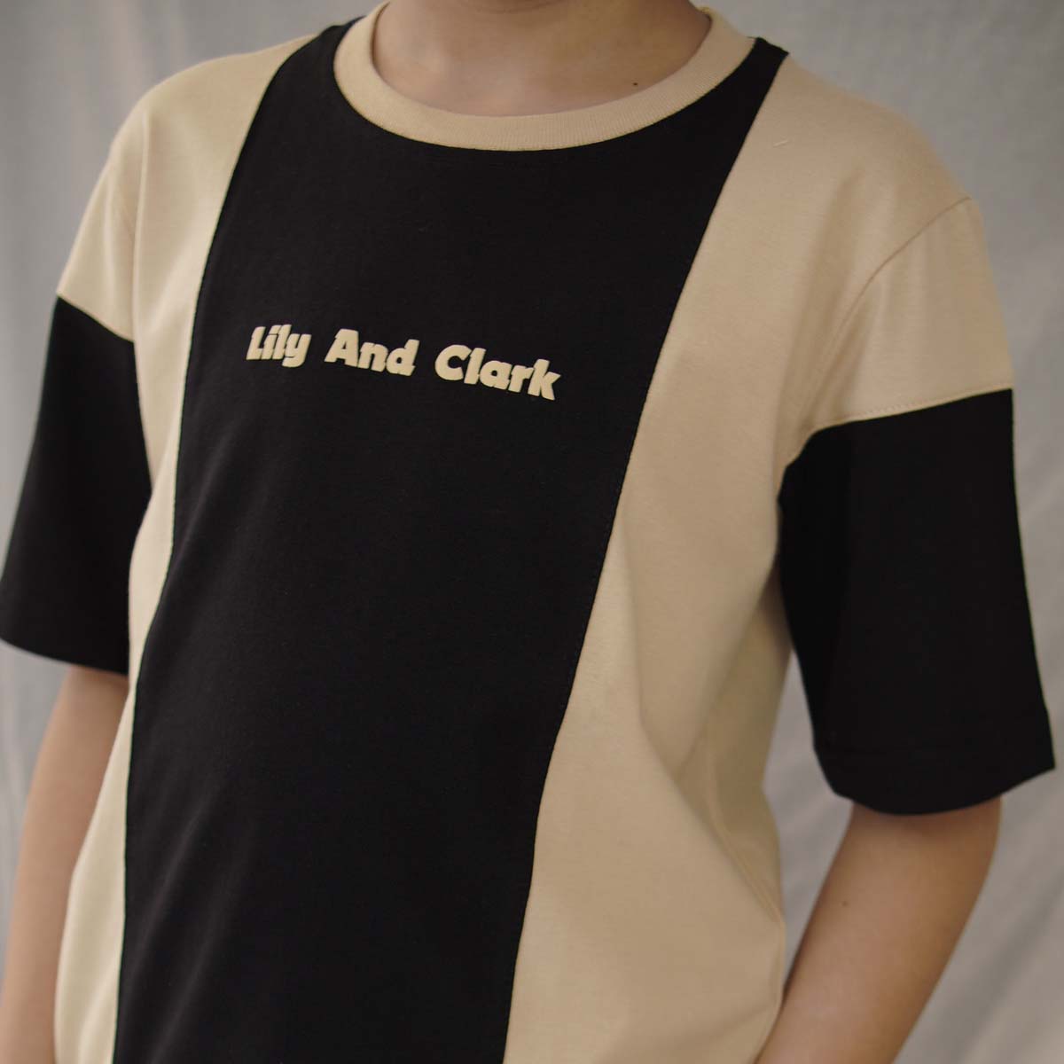 Lily And Clark Kaos Anak Warna Hitam Combine - KLC127-HITAM